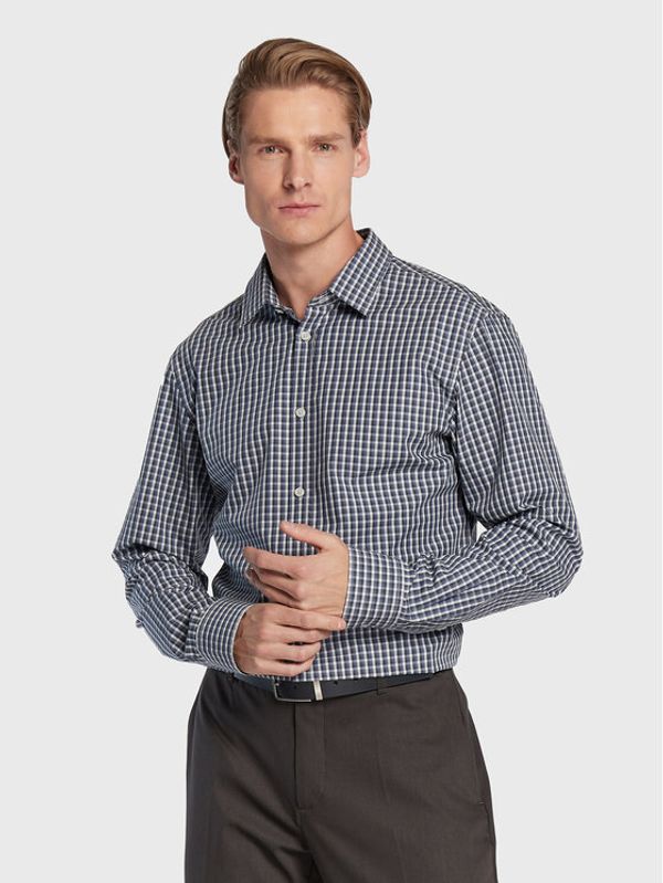 s.Oliver s.Oliver Риза 2120975 Син Tailored Fit