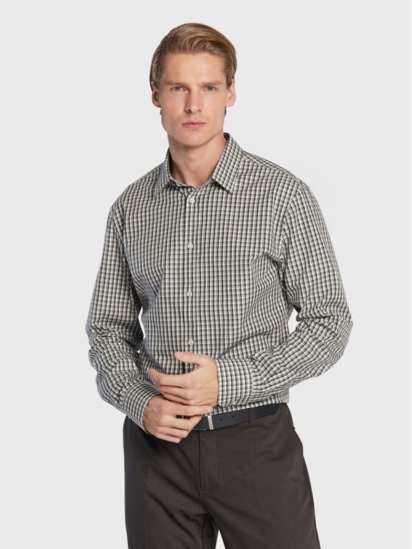 s.Oliver s.Oliver Риза 2120975 Зелен Tailored Fit