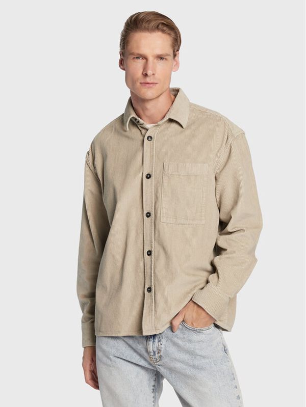 s.Oliver s.Oliver Риза 2120978 Бежов Relaxed Fit