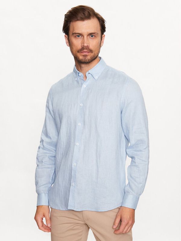 s.Oliver s.Oliver Риза 2127510 Син Regular Fit