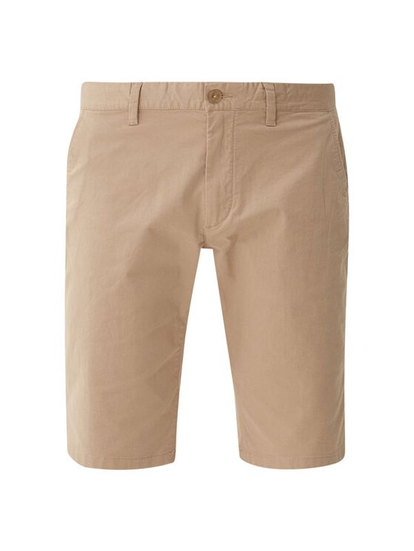 s.Oliver s.Oliver Шорти от плат 2132920 Кафяв Slim Fit