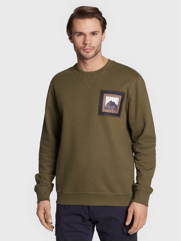 s.Oliver s.Oliver Суитшърт 2121131 Зелен Relaxed Fit