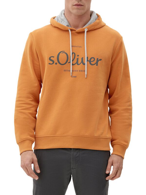 s.Oliver s.Oliver Суитшърт 2132732 Оранжев Regular Fit