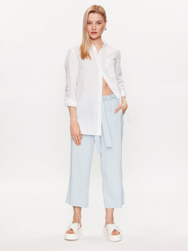 s.Oliver s.Oliver Текстилни панталони 2127845 Син Regular Fit