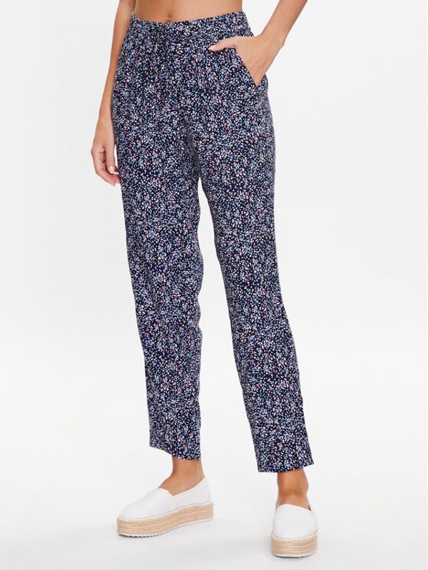 s.Oliver s.Oliver Текстилни панталони 2132619 Син Relaxed Fit