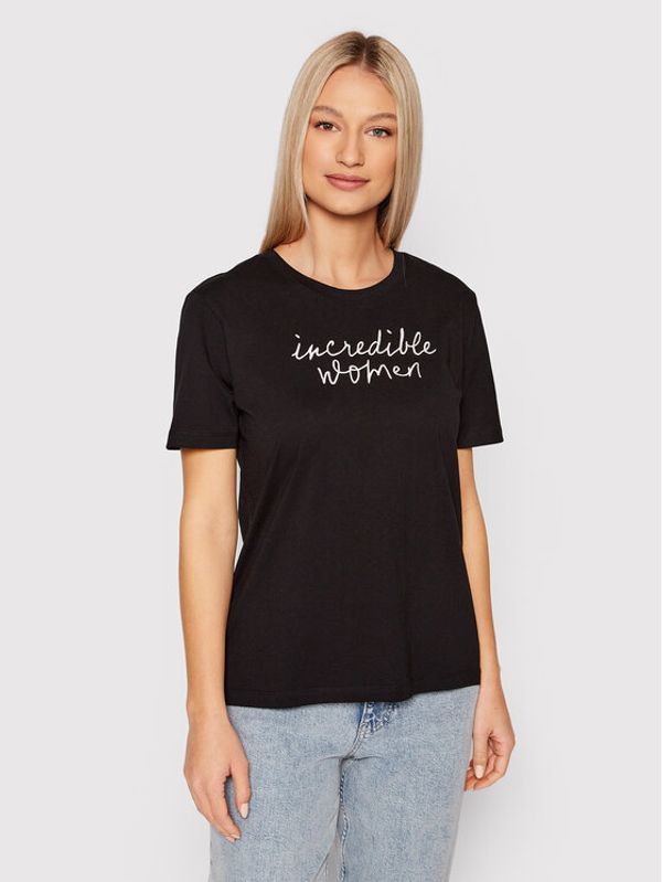 s.Oliver s.Oliver Тишърт 2114700 Черен Leeose Fit