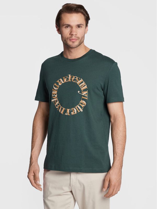 s.Oliver s.Oliver Тишърт 2119055 Зелен Regular Fit