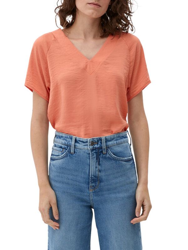 s.Oliver s.Oliver Тишърт 2129455 Оранжев Regular Fit