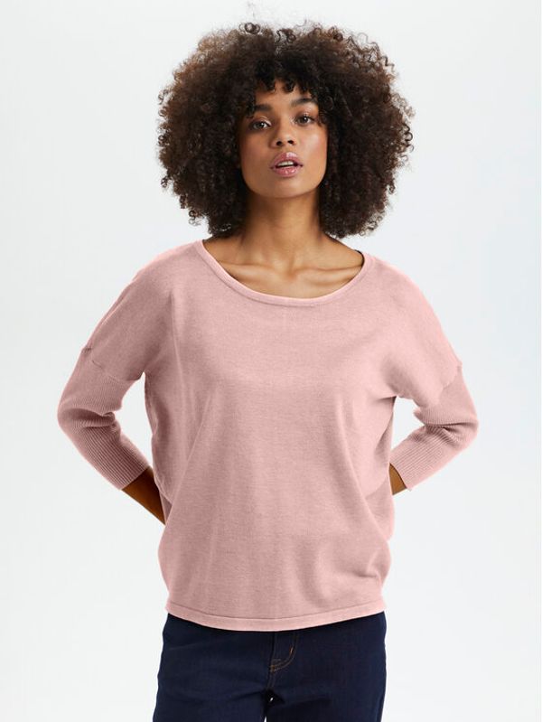 Saint Tropez Saint Tropez Пуловер 30500003 Розов Casual Fit