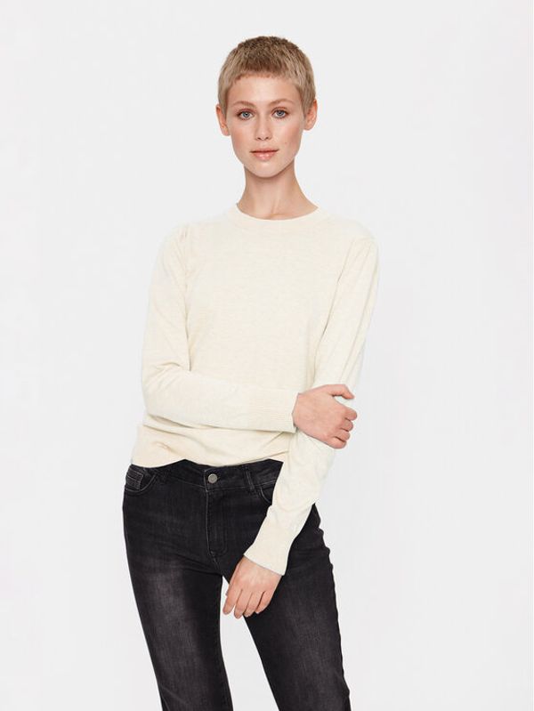 Saint Tropez Saint Tropez Пуловер 30511753 Бял Regular Fit