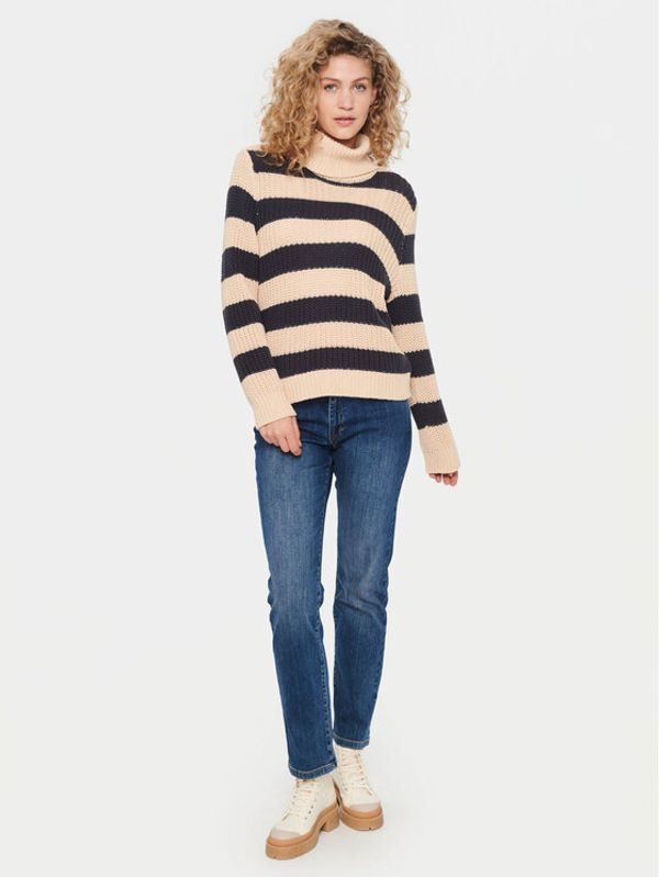 Saint Tropez Saint Tropez Пуловер 30512743 Син Loose Fit