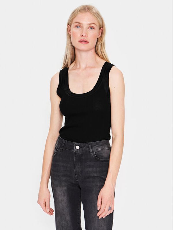 Saint Tropez Saint Tropez топ 30511971 Черен Classic Fit