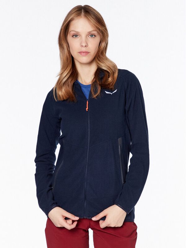 Salewa Salewa Суитшърт от техническо трико Paganella 27925 Тъмносин Regular Fit