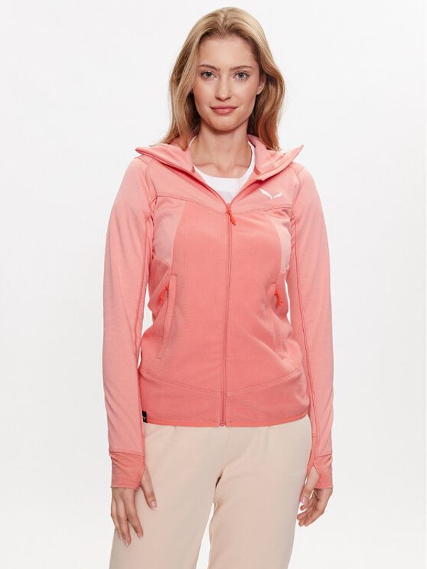 Salewa Salewa Суитшърт Puez Hybrid 27389 Розов Regular Fit