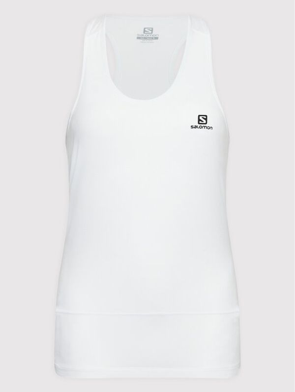 Salomon Salomon Тениска от техническо трико Cross Run LC1728000 Бял Active Fit