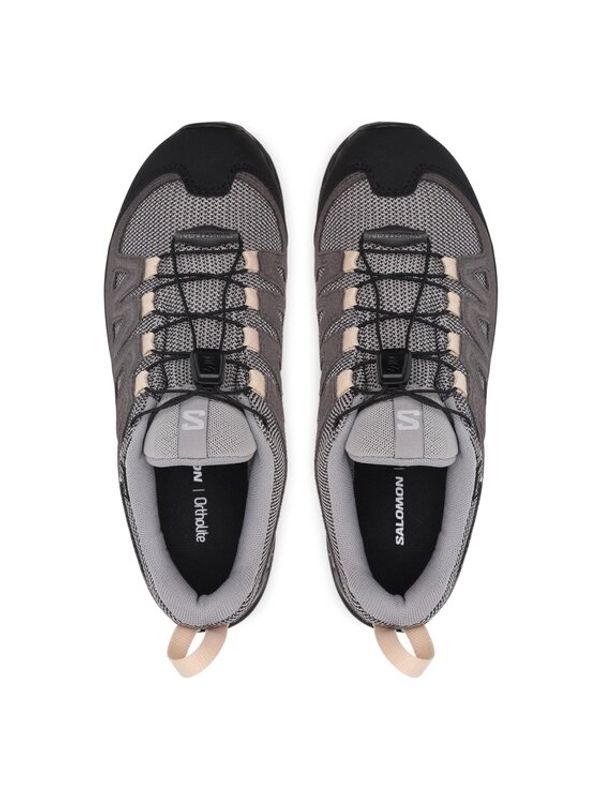 Salomon Salomon Туристически X Ward Leather GORE-TEX L47182400 Черен