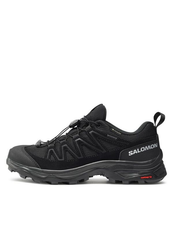 Salomon Salomon Туристически X Ward Leather GORE-TEX L47182600 Черен