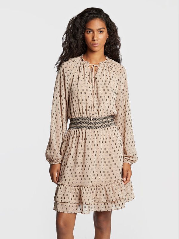 Salsa Salsa Ежедневна рокля 126469 Бежов Regular Fit