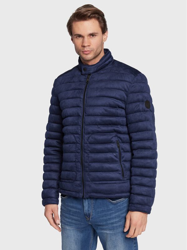 Salsa Salsa Пухено яке 126573 Тъмносин Regular Fit