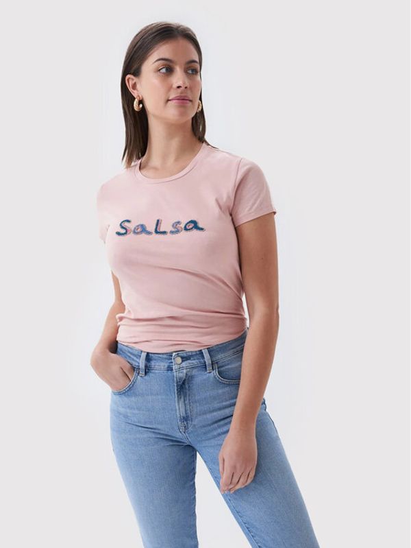 Salsa Salsa Тишърт 124326 Бял Regular Fit