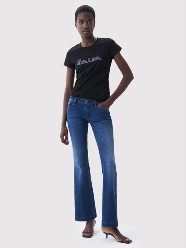 Salsa Salsa Тишърт 124326 Черен Regular Fit