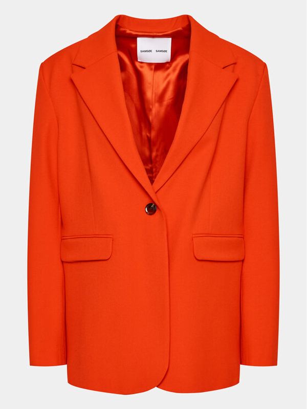 Samsøe Samsøe Samsøe Samsøe Блейзър Haven F21100157 Оранжев Relaxed Fit