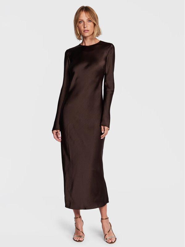 Samsøe Samsøe Samsøe Samsøe Ежедневна рокля Alina F22400176 Кафяв Slim Fit