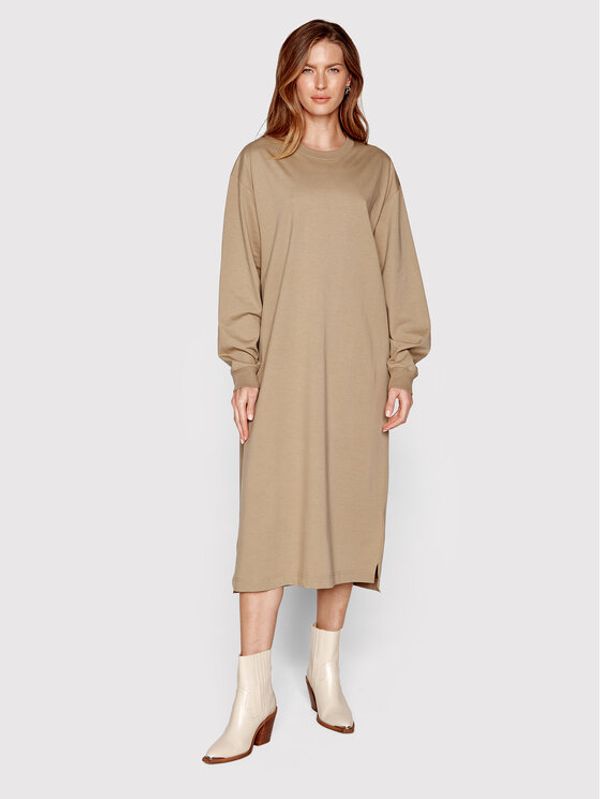 Samsøe Samsøe Samsøe Samsøe Ежедневна рокля Chrome F21200130 Бежов Regular Fit