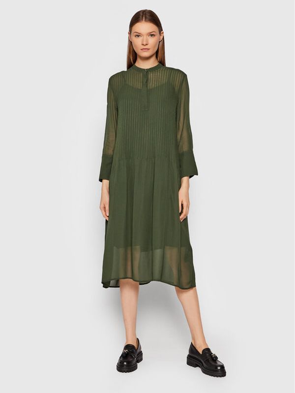 Samsøe Samsøe Samsøe Samsøe Ежедневна рокля Elm F18302678 Зелен Regular Fit
