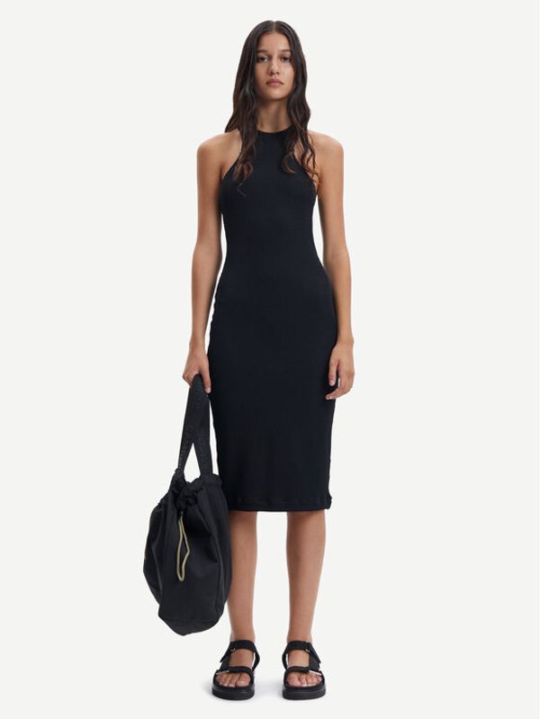 Samsøe Samsøe Samsøe Samsøe Ежедневна рокля Erin F23100111 Черен Slim Fit