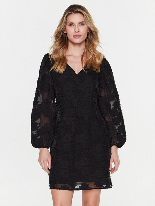 Samsøe Samsøe Samsøe Samsøe Коктейлна рокля Anai F00002933 Черен Regular Fit