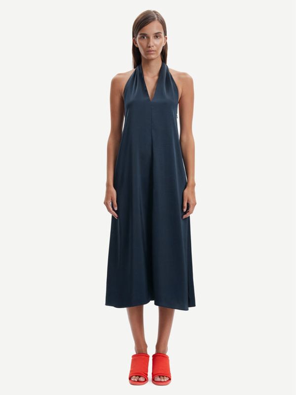 Samsøe Samsøe Samsøe Samsøe Коктейлна рокля Cille F23100174 Тъмносин Regular Fit