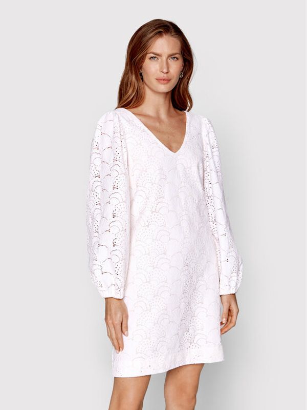 Samsøe Samsøe Samsøe Samsøe Лятна рокля Anain F22200158 Бял Regular Fit