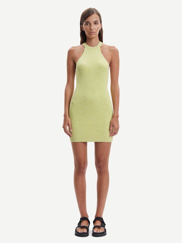 Samsøe Samsøe Samsøe Samsøe Плетена рокля Ashli F23100025 Зелен Slim Fit