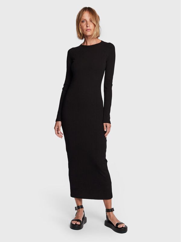 Samsøe Samsøe Samsøe Samsøe Плетена рокля Helene F22400003 Черен Regular Fit