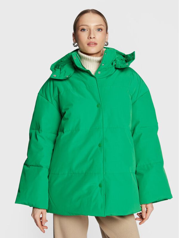 Samsøe Samsøe Samsøe Samsøe Пухено яке Hana F22300136 Зелен Relaxed Fit