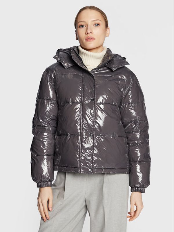 Samsøe Samsøe Samsøe Samsøe Пухено яке Pearl F22300023 Сив Relaxed Fit