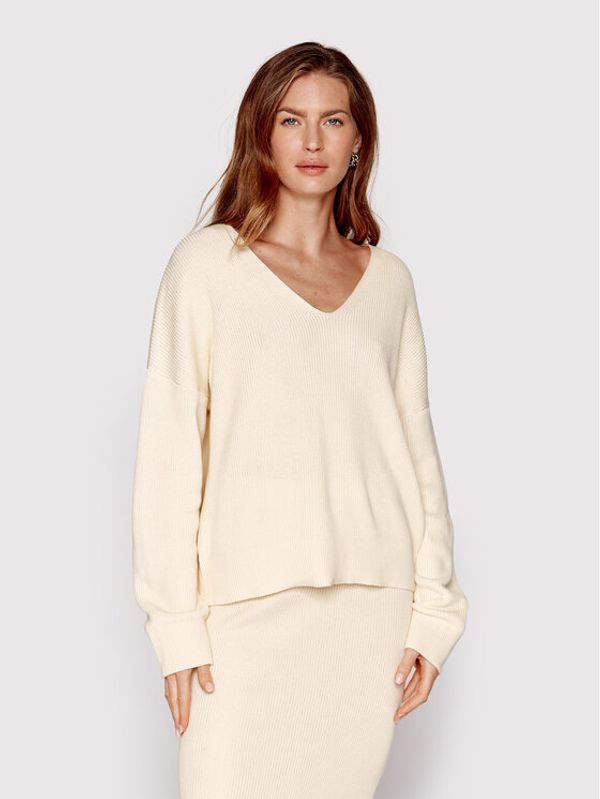 Samsøe Samsøe Samsøe Samsøe Пуловер Joanne F22200028 Бежов Regular Fit