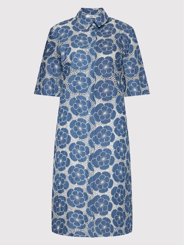 Samsøe Samsøe Samsøe Samsøe Рокля тип риза Demy F22100079 Син Regular Fit