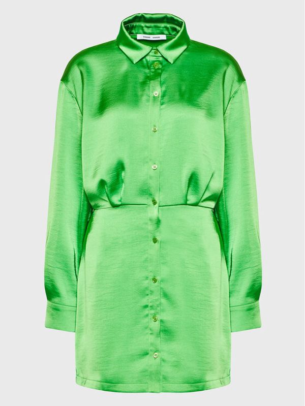 Samsøe Samsøe Samsøe Samsøe Рокля тип риза Liza F22300193 Зелен Regular Fit
