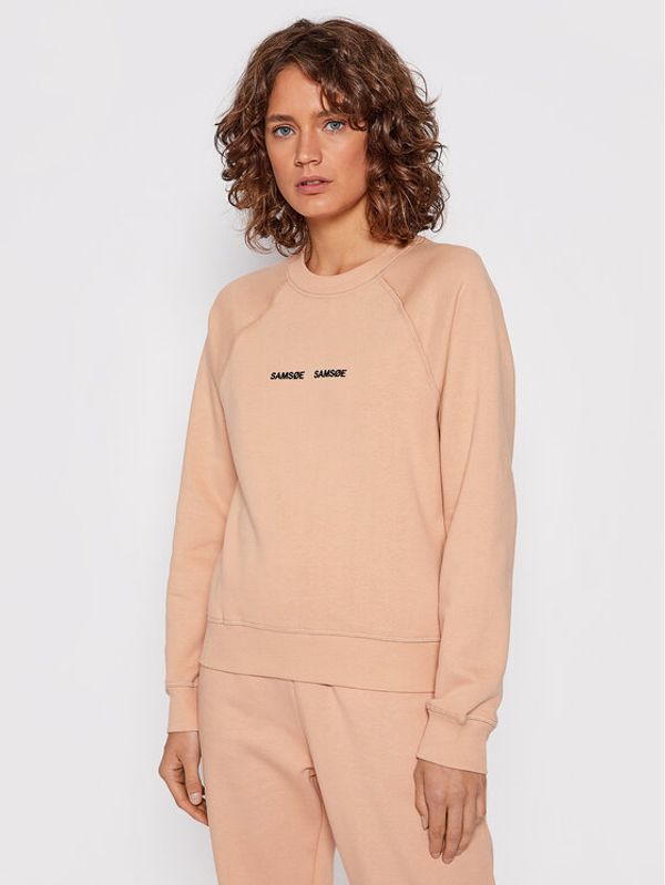 Samsøe Samsøe Samsøe Samsøe Суитшърт Barletta F19218100 Розов Relaxed Fit