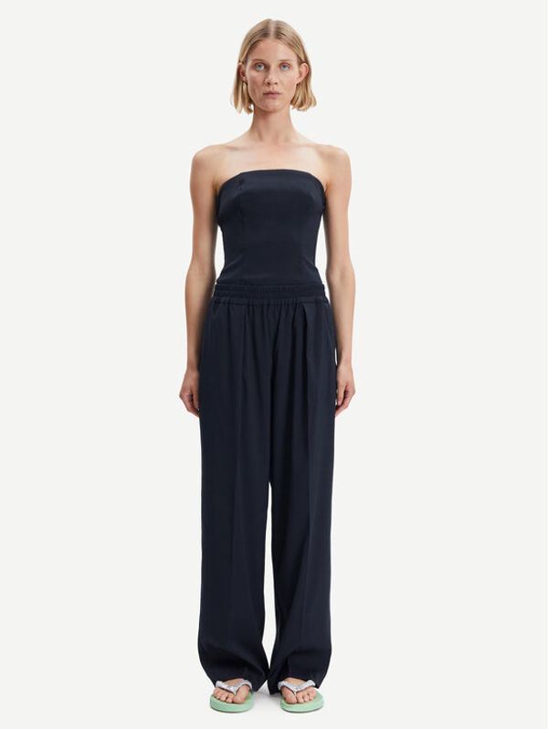 Samsøe Samsøe Samsøe Samsøe Текстилни панталони Julia F23100048 Черен Regular Fit