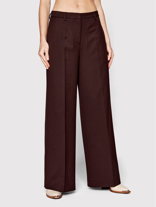 Samsøe Samsøe Samsøe Samsøe Текстилни панталони Kai F22200071 Черен Regular Fit