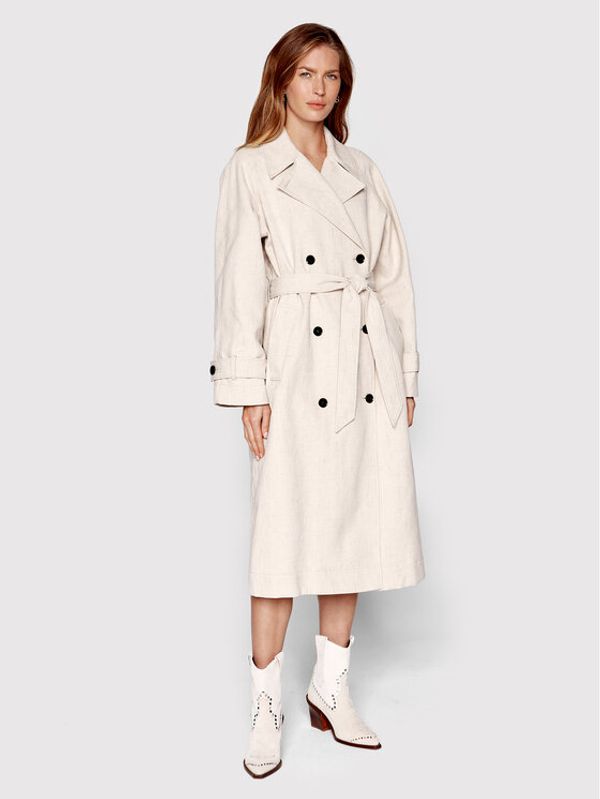 Samsøe Samsøe Samsøe Samsøe Тренч Belle F22200005 Бежов Regular Fit