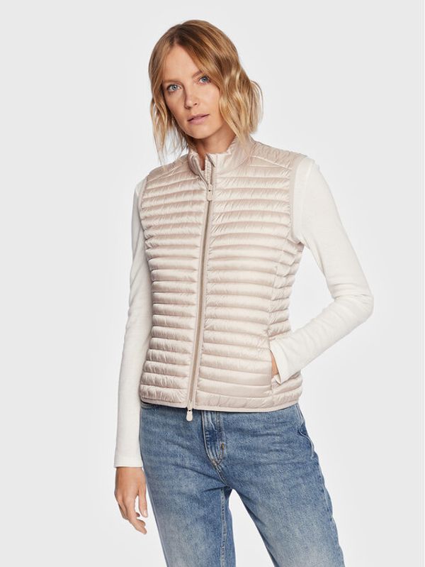 Save The Duck Save The Duck Елек D85310W IRIS16 Бежов Regular Fit