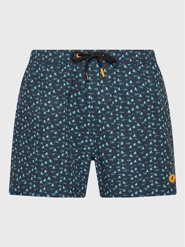 Save The Duck Save The Duck Плувни шорти DW1222M-SIPO16 Тъмносин Regular Fit