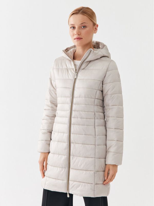 Save The Duck Save The Duck Пухено яке Camille D44910W IRIS17 Бежов Regular Fit