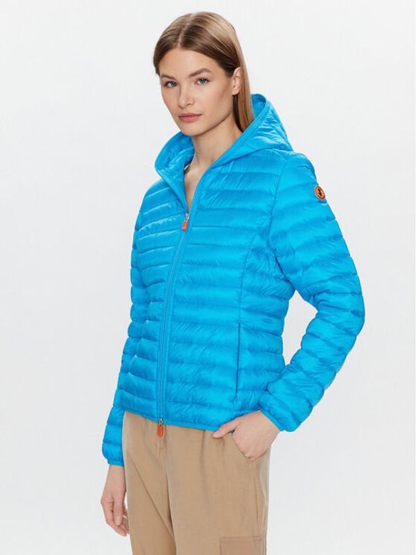 Save The Duck Save The Duck Пухено яке D33620W FLUO16 Син Regular Fit