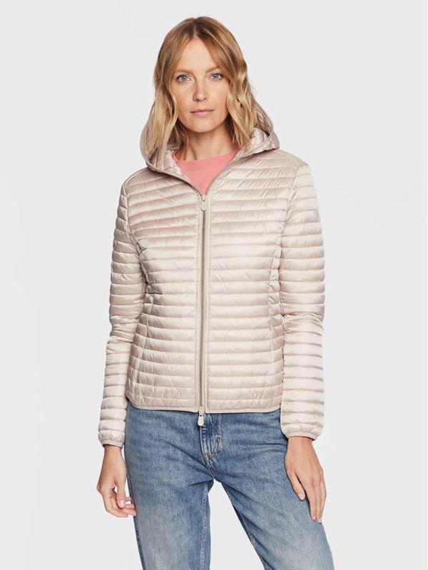 Save The Duck Save The Duck Пухено яке D33620W IRIS16 Бежов Regular Fit