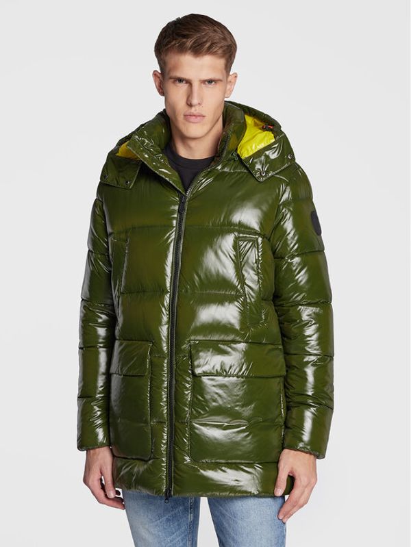 Save The Duck Save The Duck Пухено яке D40292M LUCK15 Зелен Regular Fit